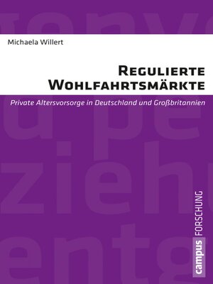 cover image of Regulierte Wohlfahrtsmärkte
